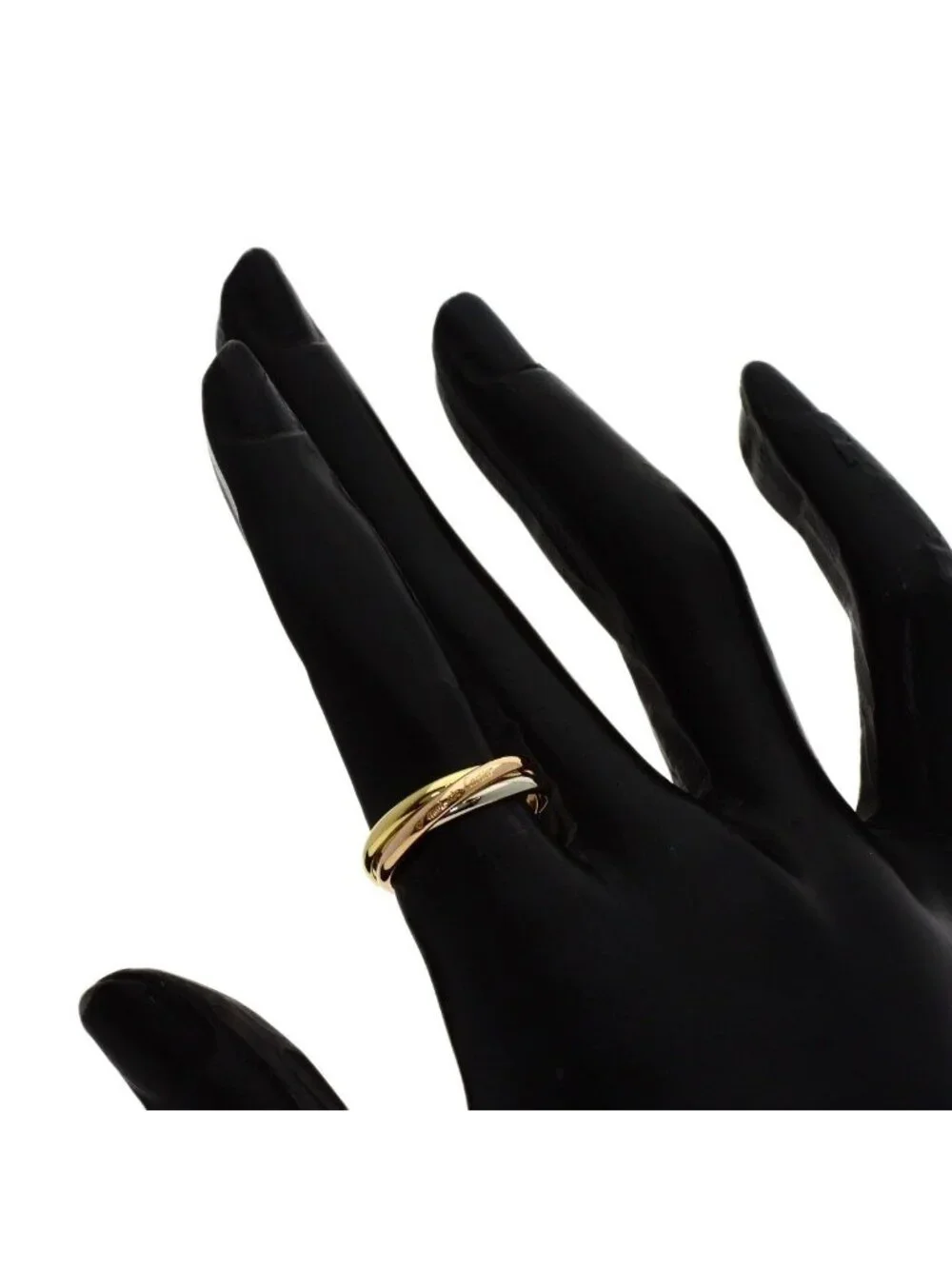 Cartier Trinity XS 49 Ring 18k Yellow Gold 18k White Pink